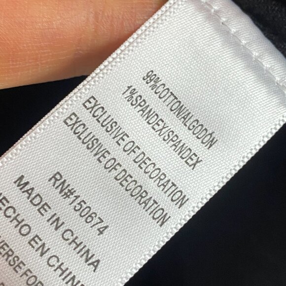 Billy T Floral Embroidered Denim Snap Jacket Size Medium Black Studded - Picture 5 of 9